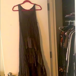 Gray high low dress